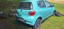 Toyota Yaris po wypadku