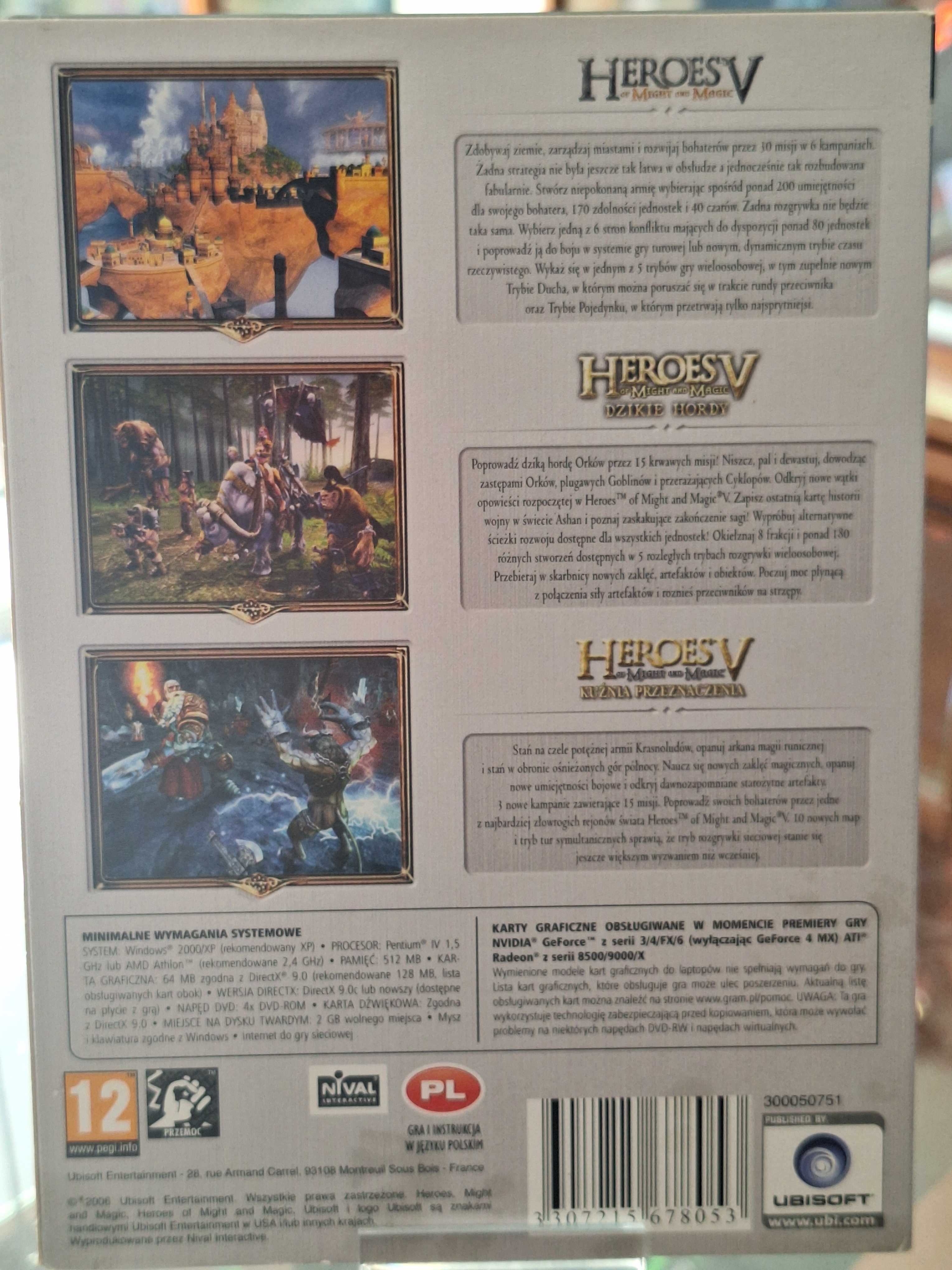 Heroes V Of Might And Magic PC, BDB, Sklep, Wysyłka, Centrum Grania