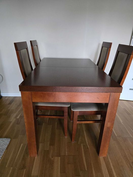 Stół i krzesła + ława