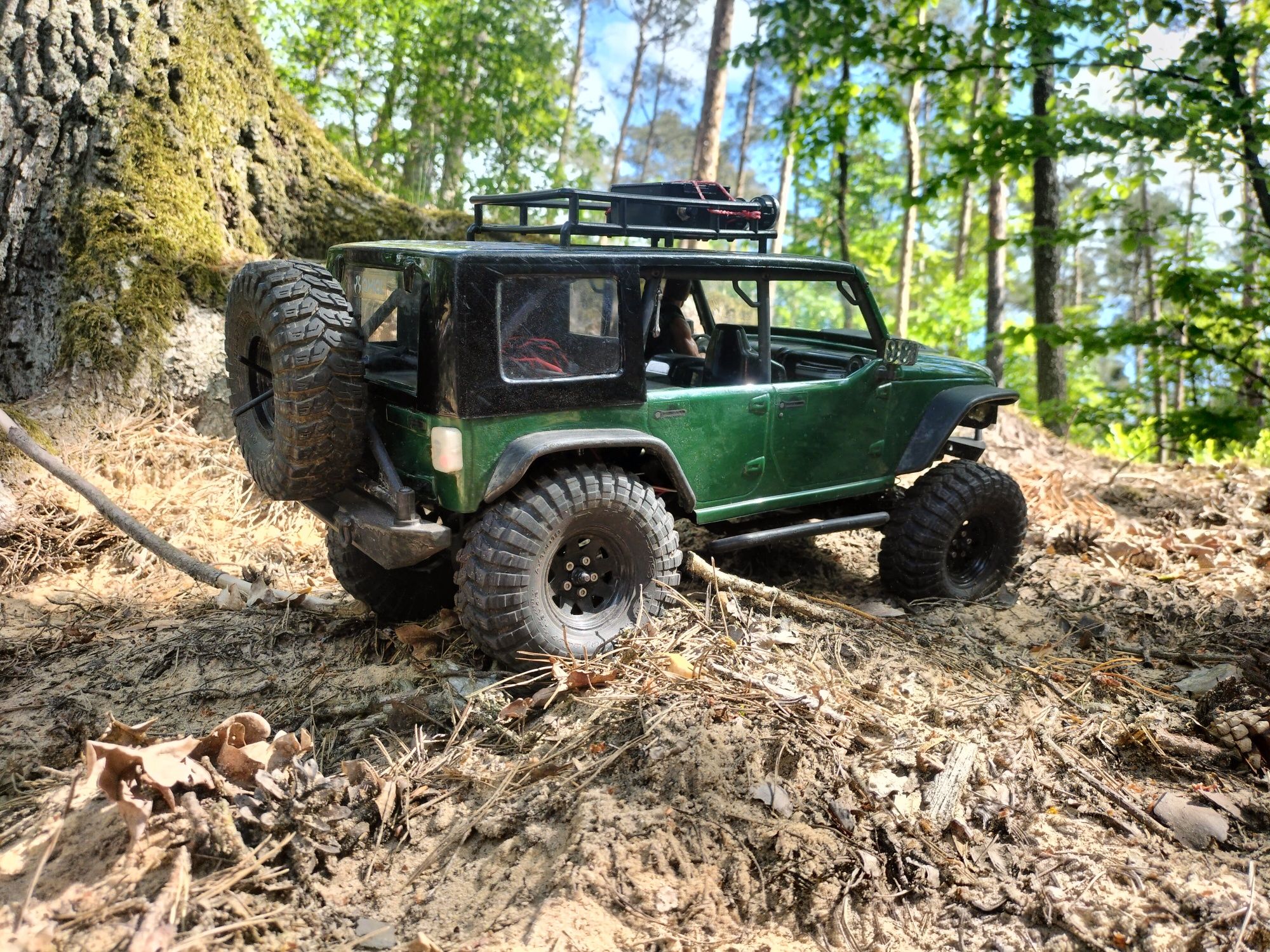 RC Trial Axial SCX10 Jeep Wrangler Rubicon 1/10 Schwarzenegger