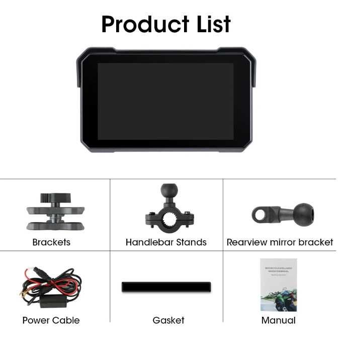 Ecrã Carplay / Android Auto para Motos