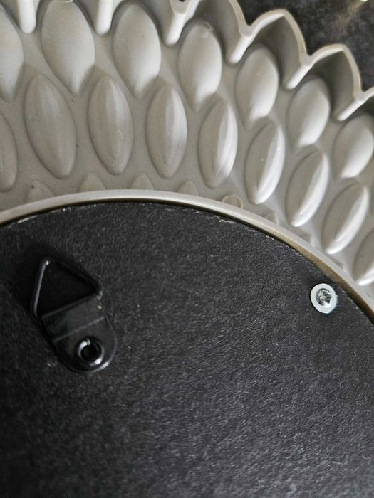 Dekoracja zestaw 3 luster w złotych ramkach do domu zawieszki