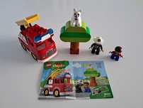 Klocki Lego Duplo 10901 Wóz strażacki, straż pożarna
