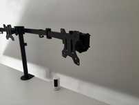 Suporte Mesa Ajustável para 3 Monitores 13''-32''