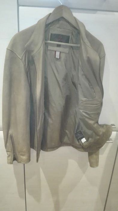 Casaco de pele genuína cor castanho