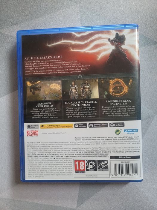 Diablo 4 na konsole PS5