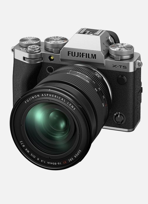 Aparat Fujifilm X-T5 srebrny + XF 16-80 mm F4.0 – gwarancja 2027