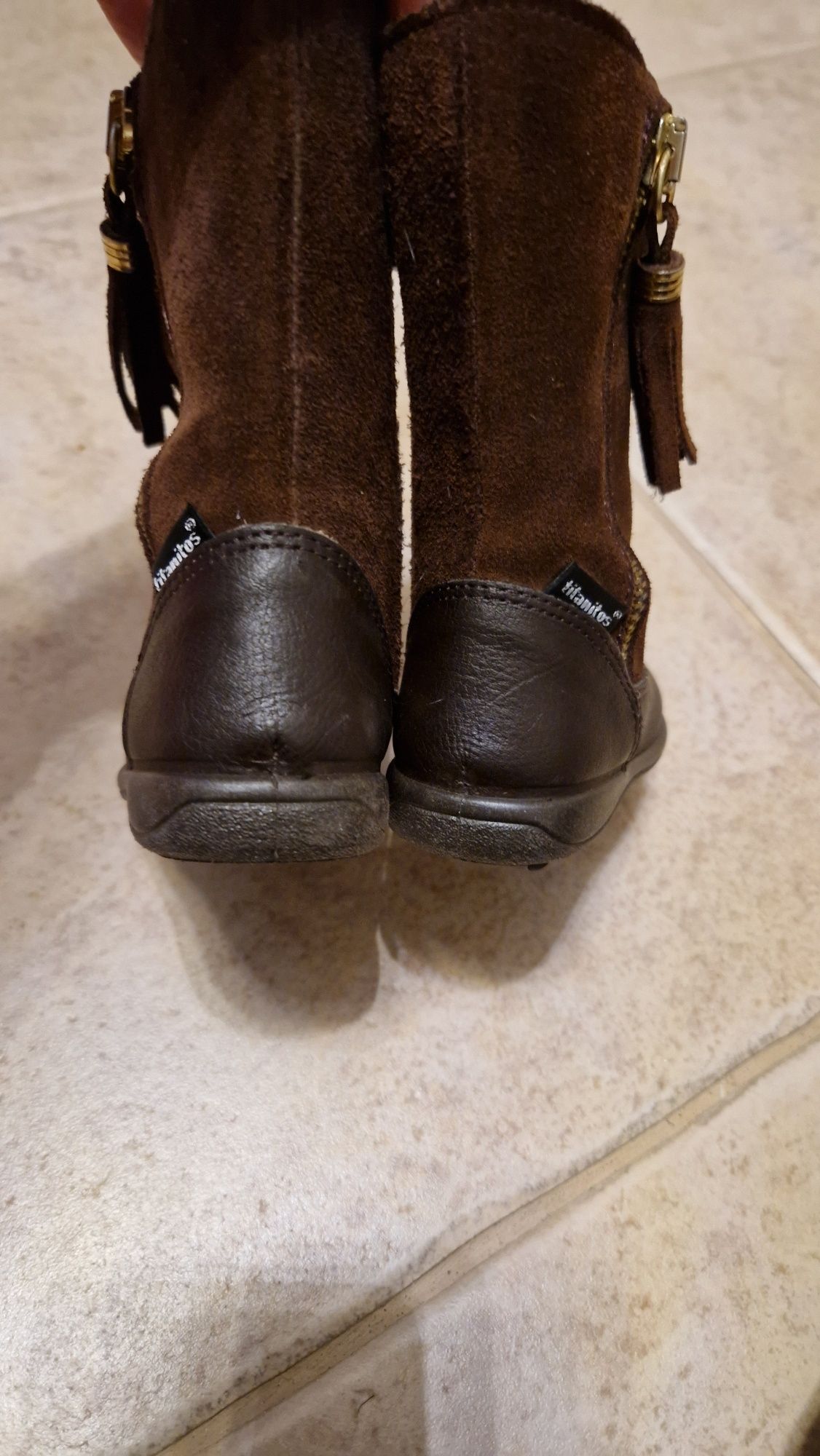 Botas de menina Titanitos Tamanho 20