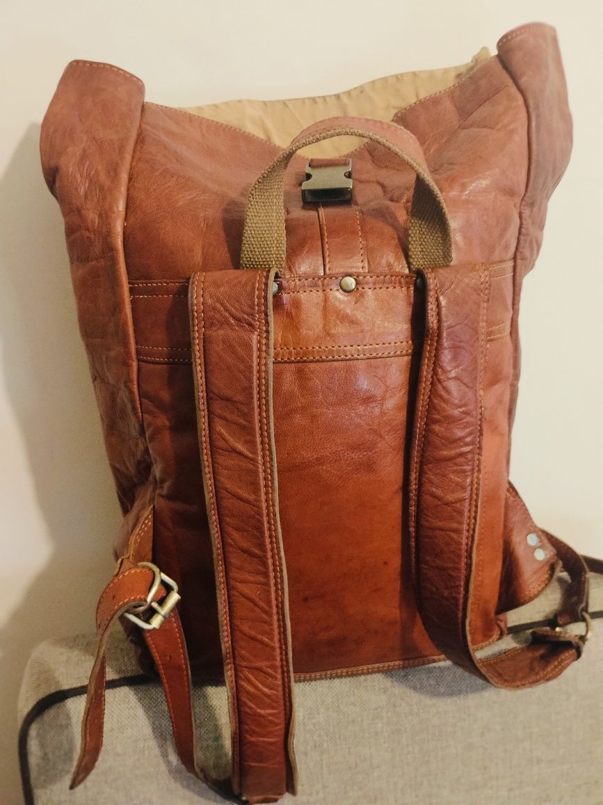 Skórzany plecak na laptopa retro Berliner Bags Utrecht