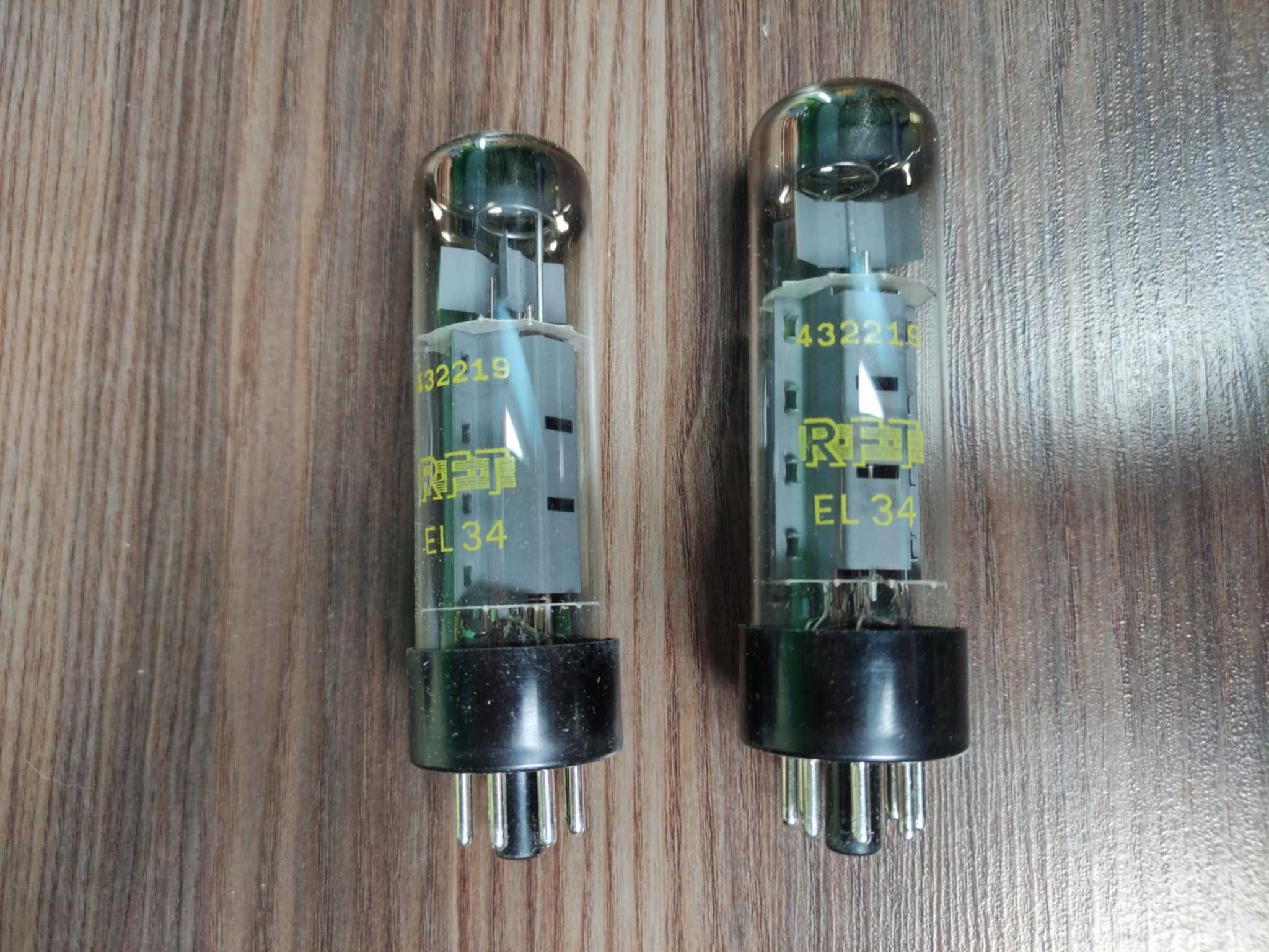 EL34 Lampa elektronowa RFT 2 sztuki