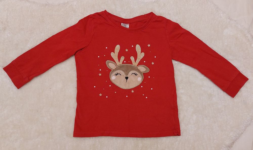 Świąteczna piżamka z reniferkiem