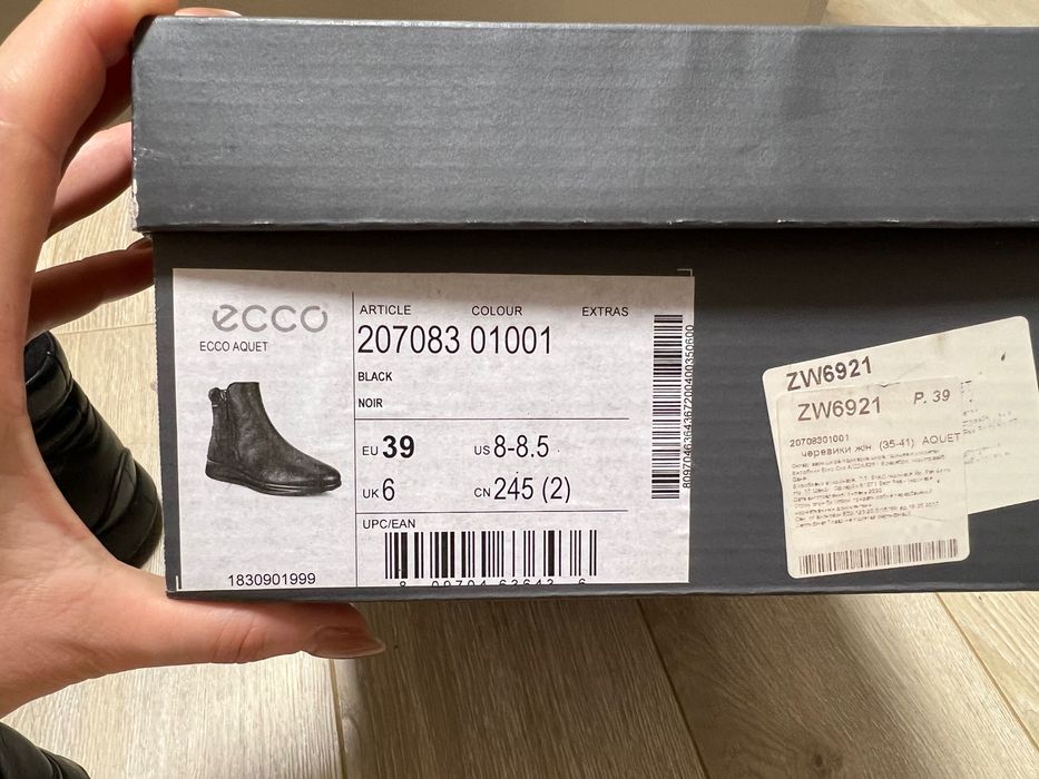 Шкіряні ботинки Ecco