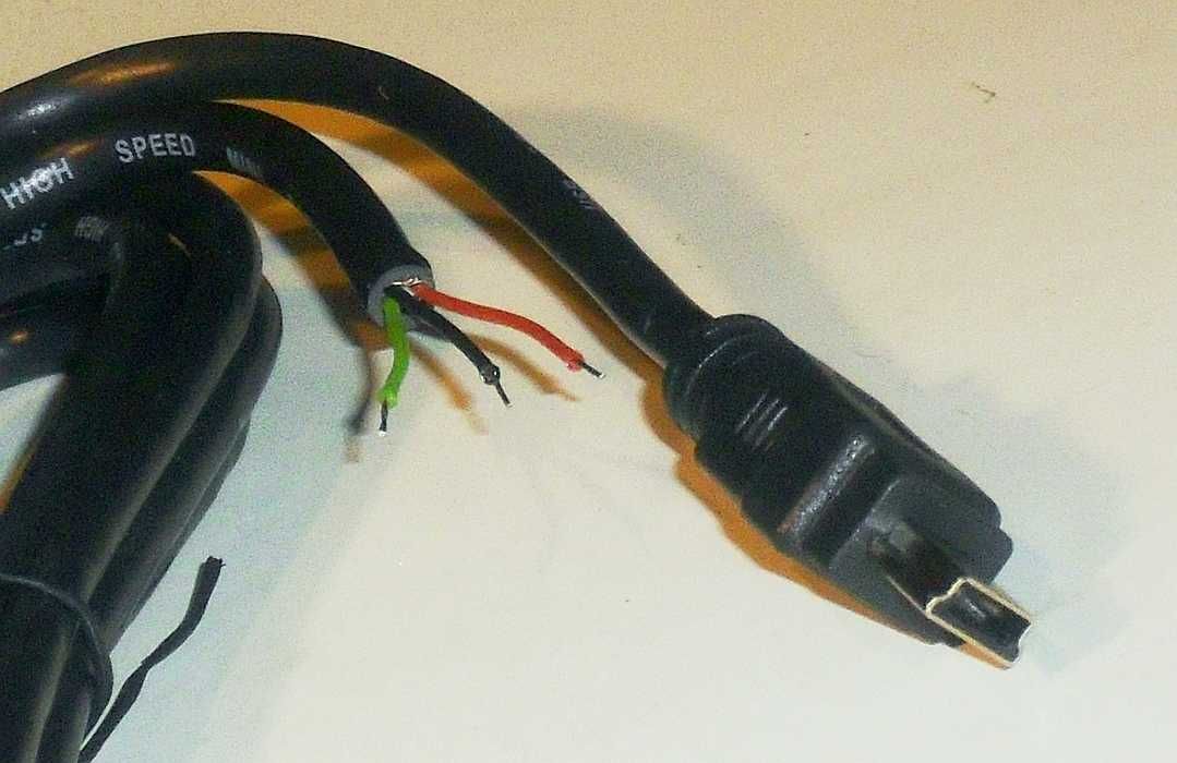 Kabel przewód MINI USB 4 miedziane żyły ekranowane