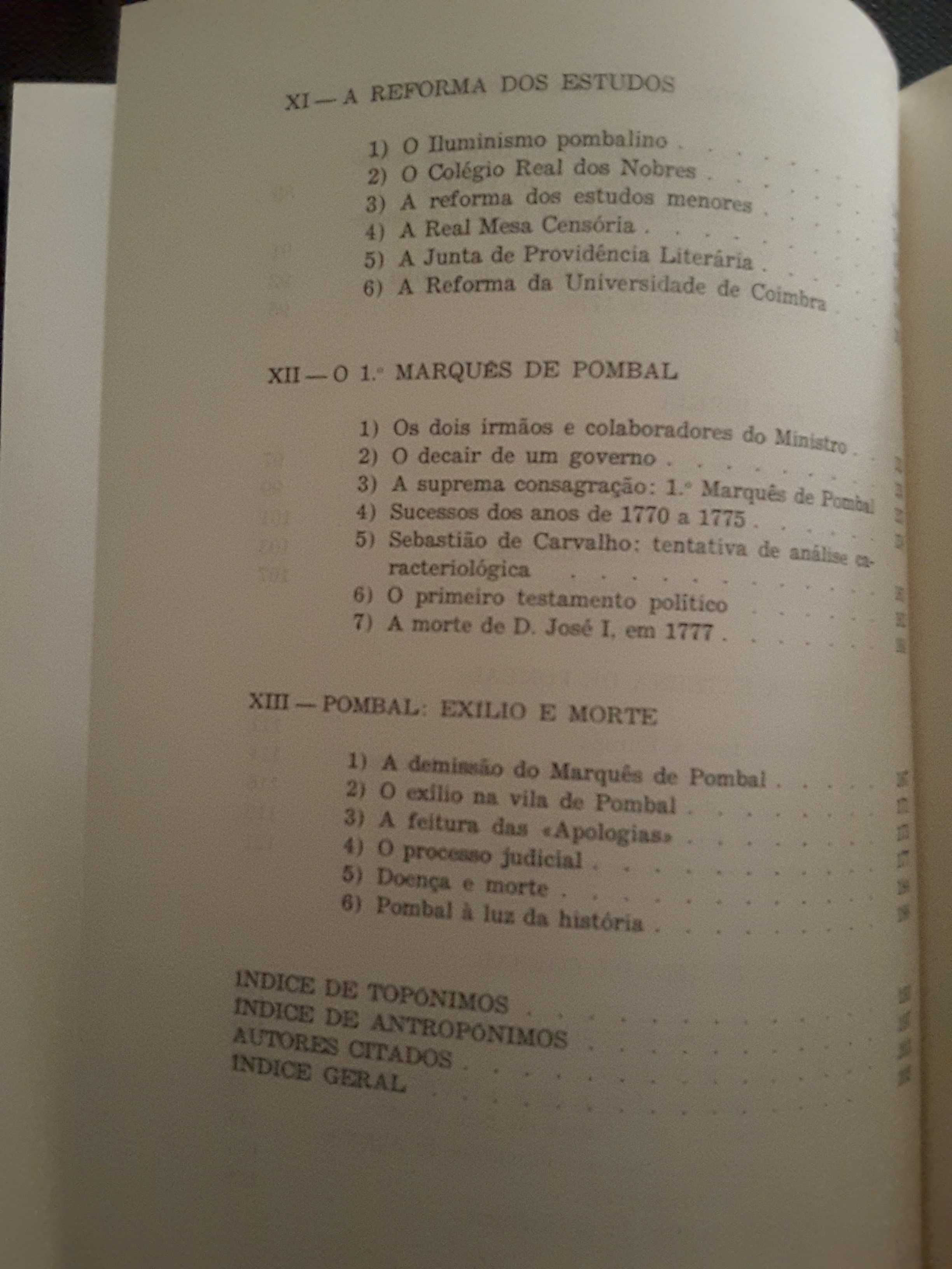 Obras sobre o Marquês de Pombal