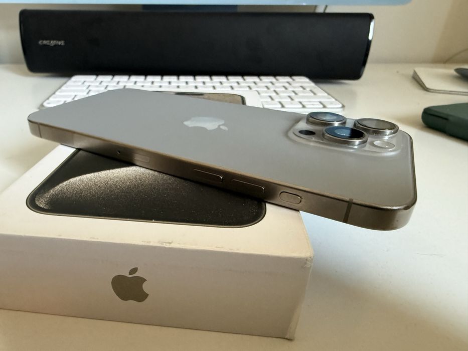 iPhone 15 Pro Max 256gb Natural Titanium Bateria 92% od nowości