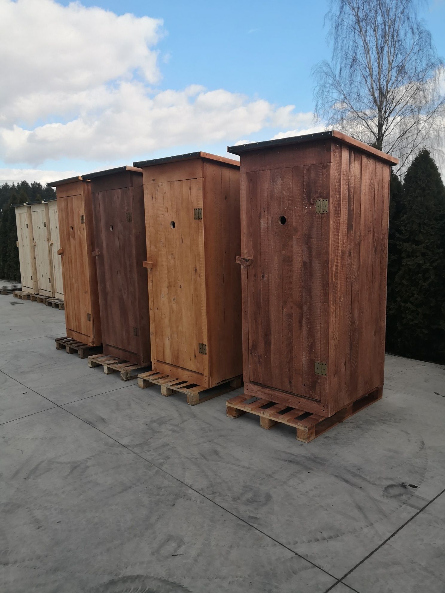 Toaleta Drewniana Zwykła WC Wychodek Ustęp Szybka Realizacja 2021 Kibe