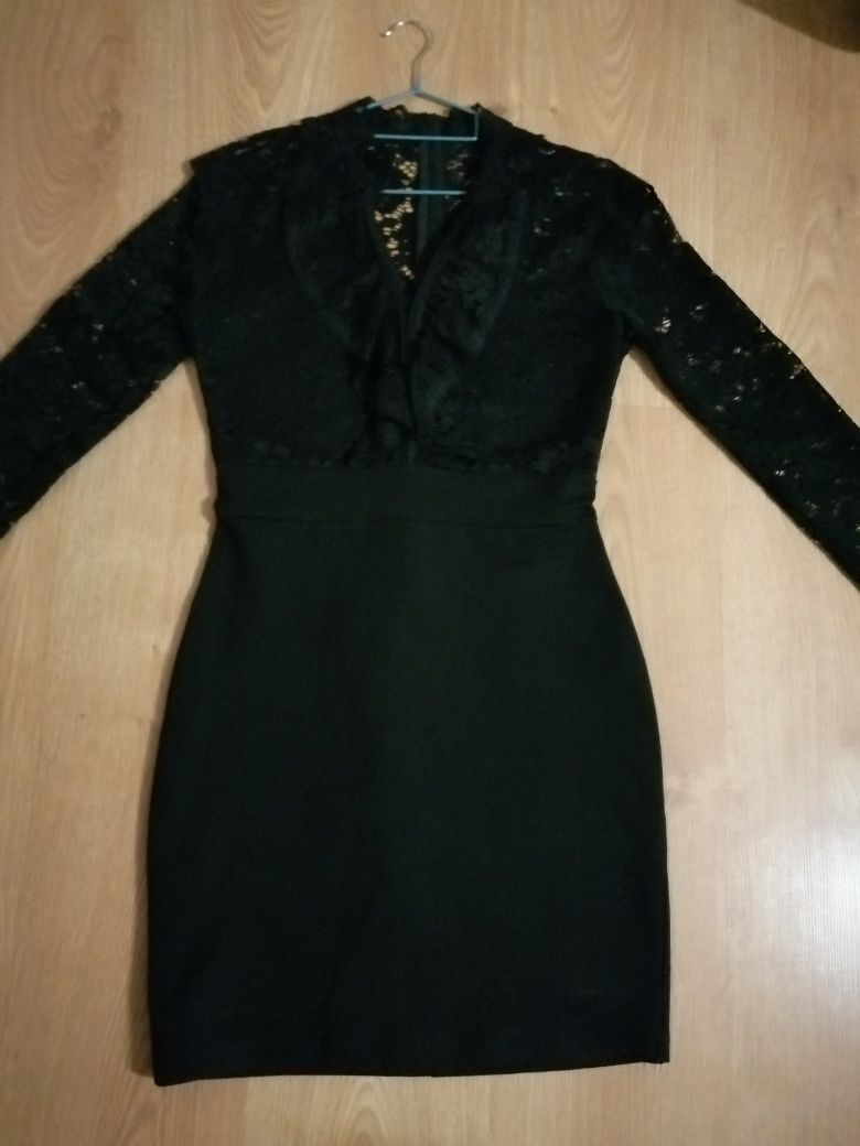 Sukienka Mała czarna elegancka,wizytowa koktajlowa  na święta s/m,36