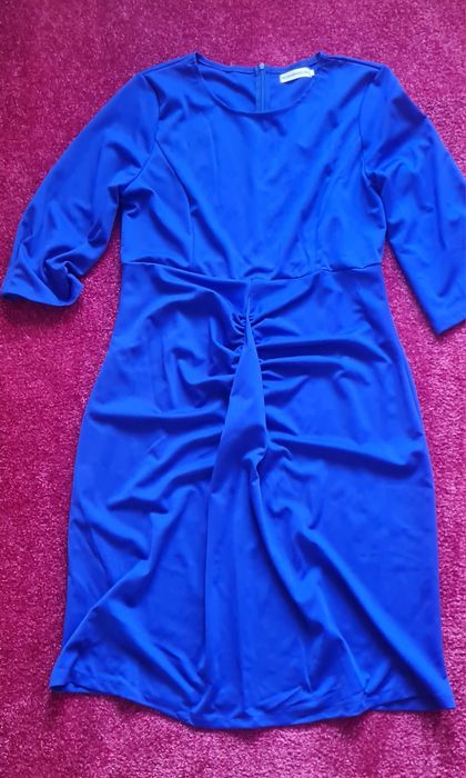 Sukienka wizytowa, niebieska