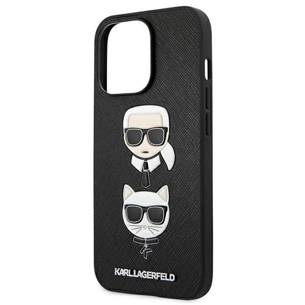 Etui na iPhone`a 13 Pro Max Karl Lagerfeld Saffiano Black