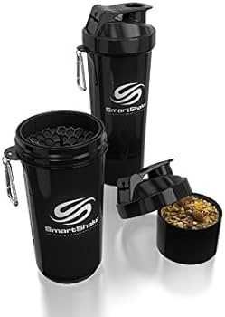 SmartShake Gunsmoke Black 800 ml z pojemniczkami