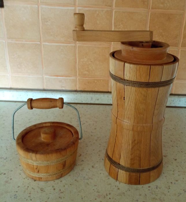 Кофемолка (бук),декор
