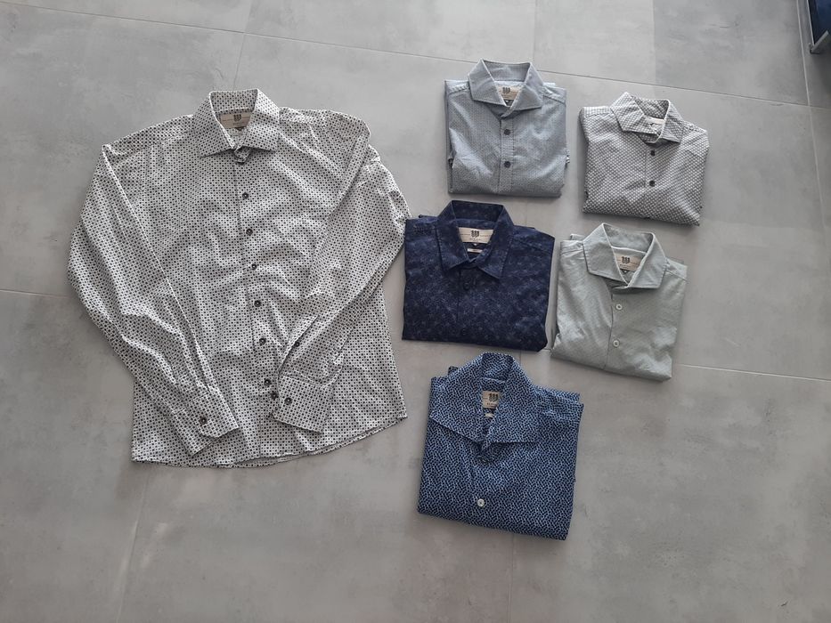 Markowa bawełniana koszula męska Bertoni M