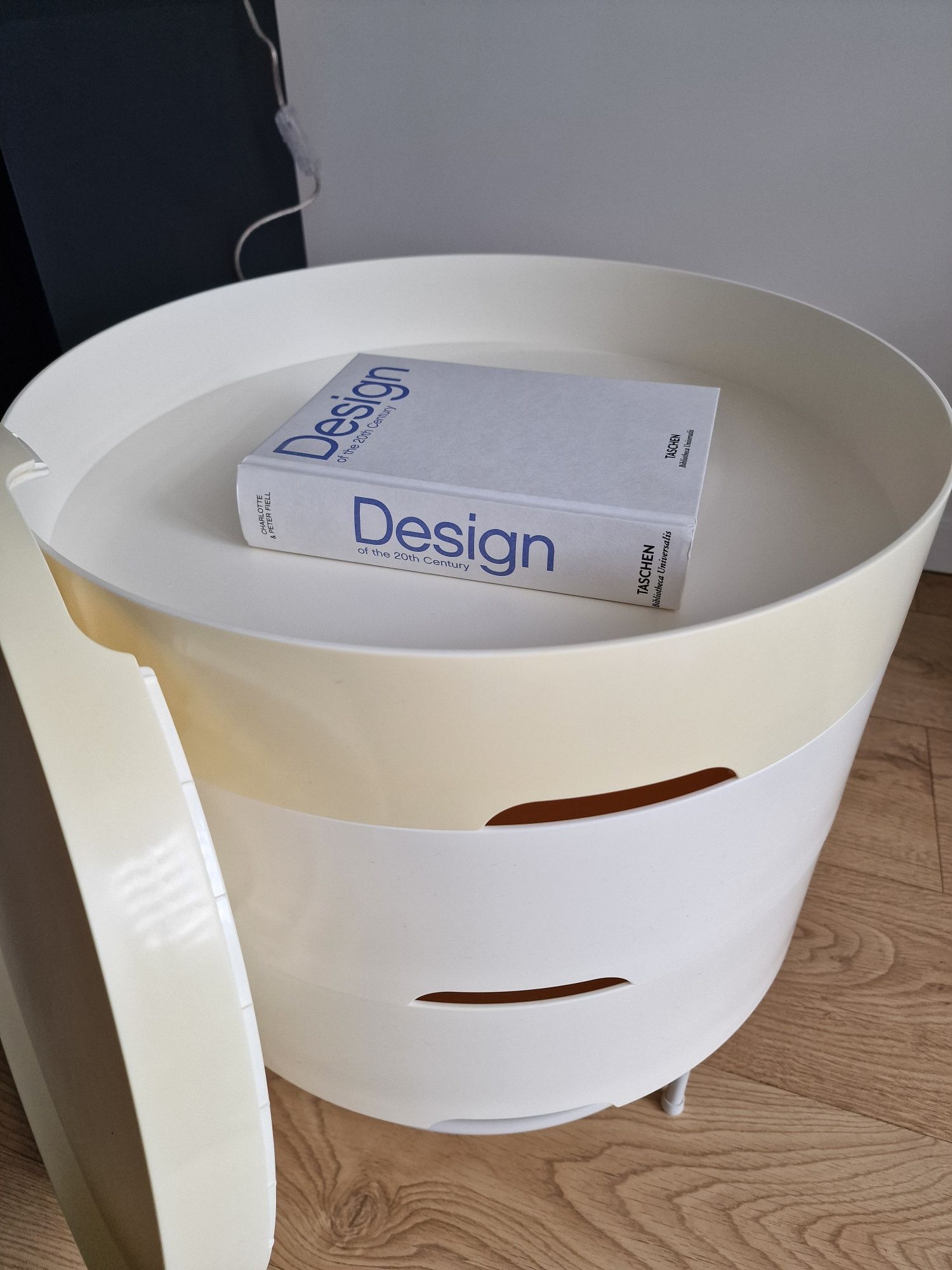 Unikatowa szafka stolik vintage IKEA PS 2014 tworzywo space age design