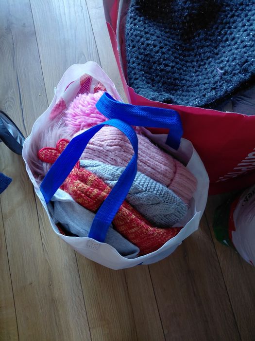 Kurtki/czapki dla dziewczynki 116-128