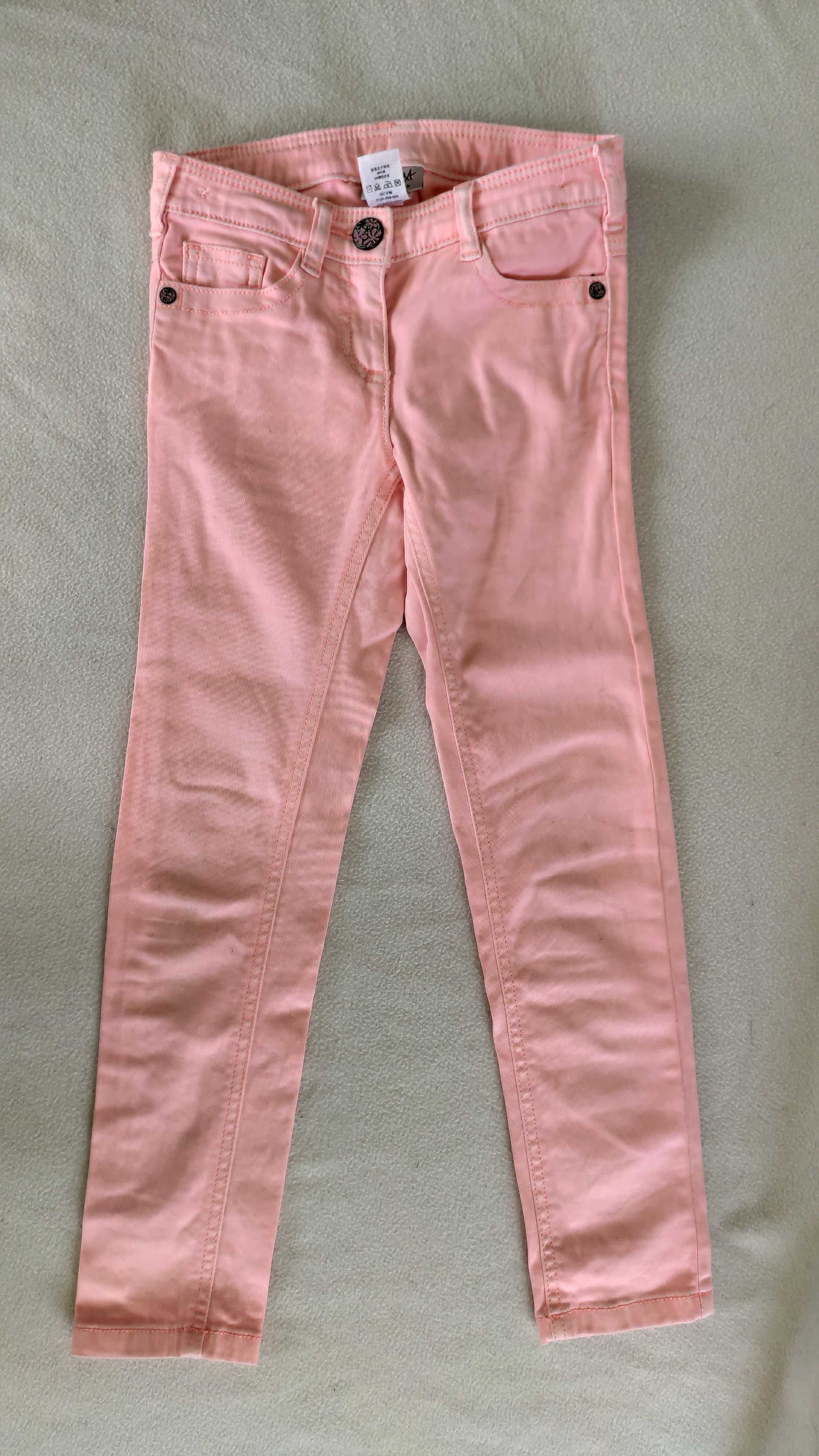 H&M, NEXT spodnie rurki bluzka zwiewna, Zestaw wiosenno-letni, r.122