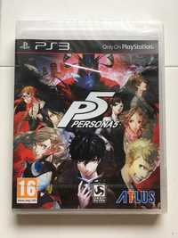 Gra PS3 Persona 5 wydanie premierowe PEGI, nowa, folia, Unikat