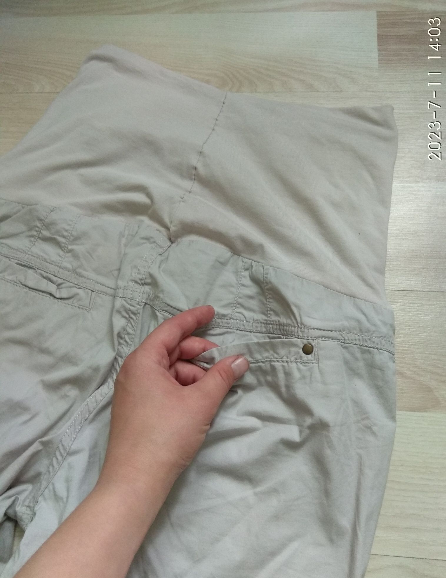 Літні легенькі штани для вагітних H&M 36р.