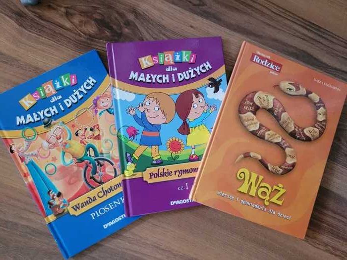 Deagostini rymowanki wanda Chotomska piosenki Wąż książki dzieci