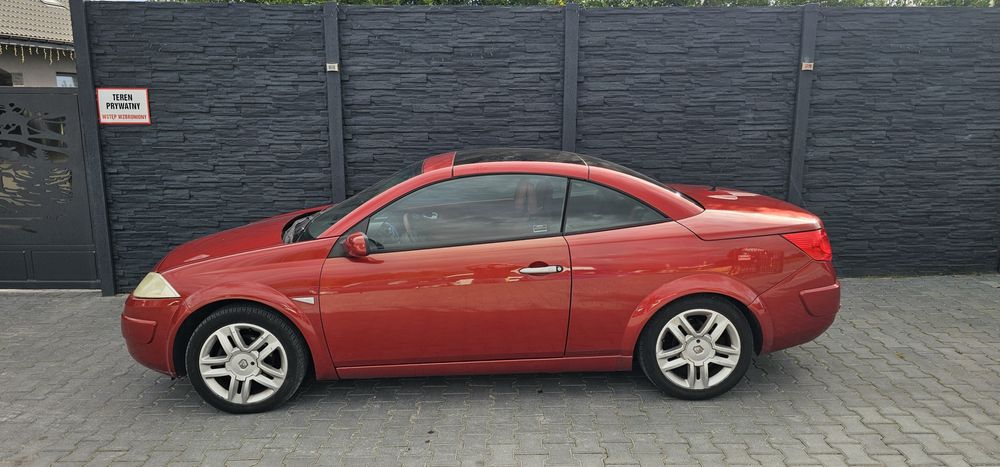 Renault Megane Cabriolet 2005r 2.0Turbo 163km GAZ 160TKM Skóry