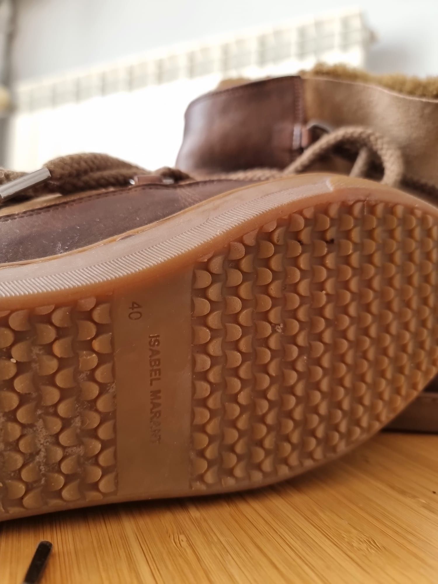 Brązowe botki ISABEL MARANT