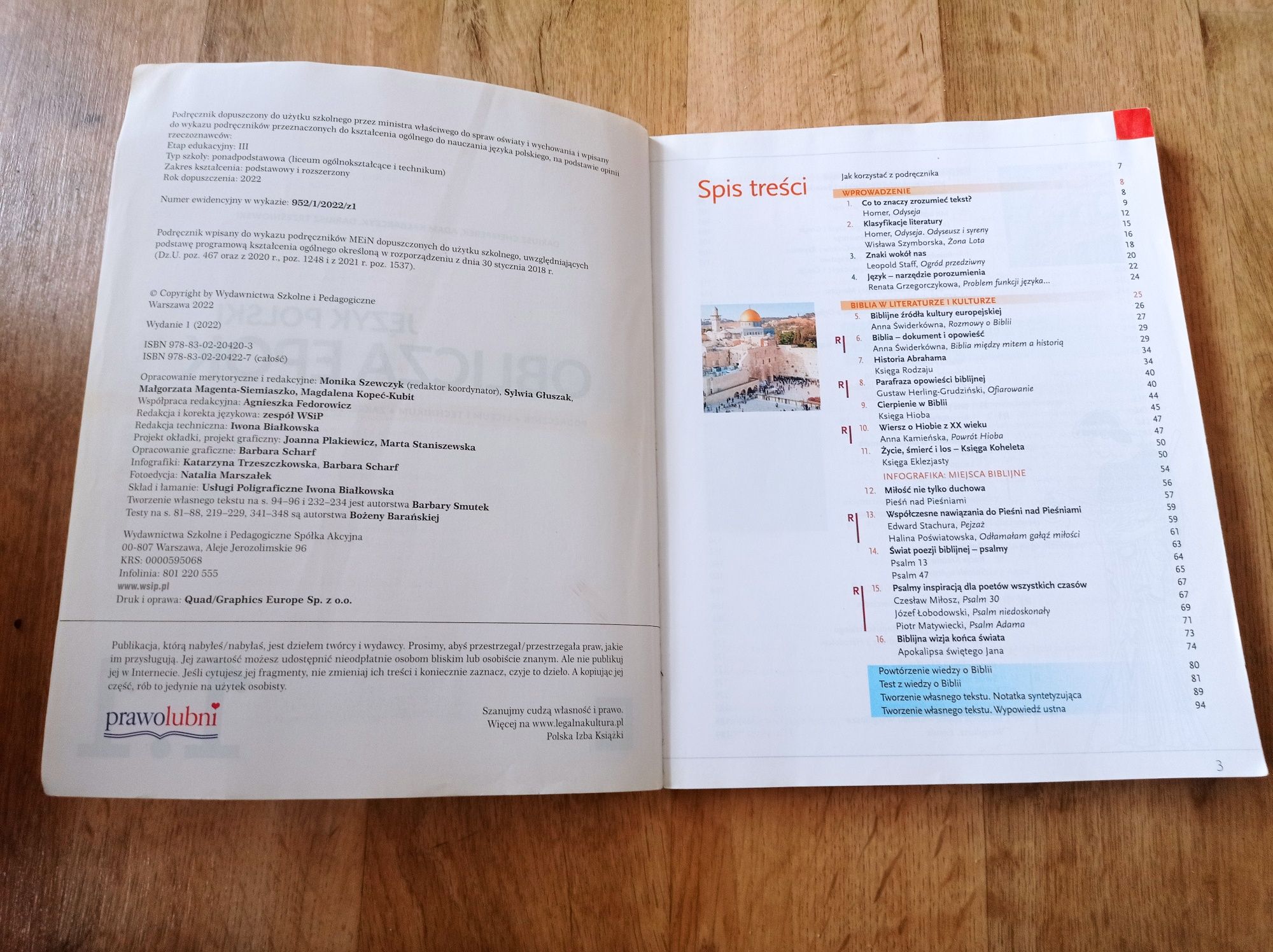 Książka do liceum i technikum