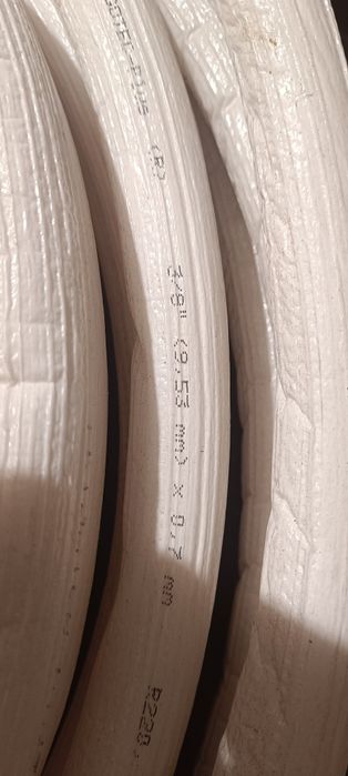 Tubo de cobre refrigeração revestido 3/8" 9,53mmx0.7 mm