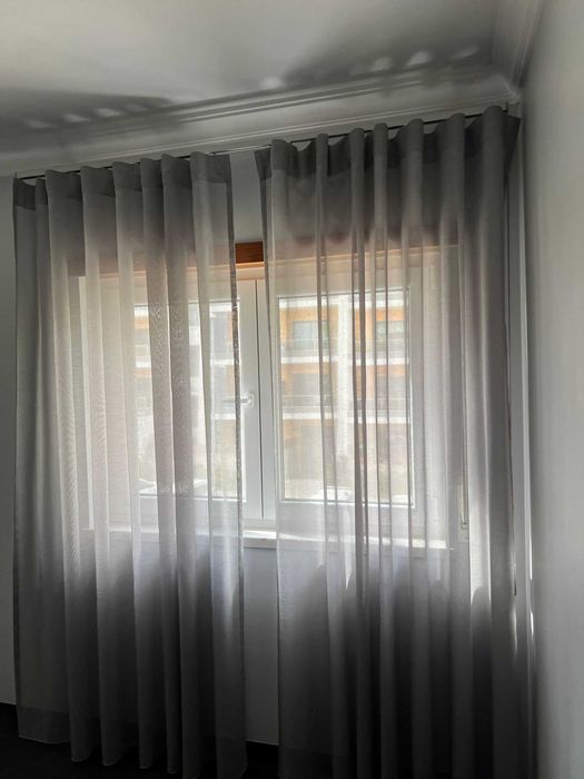 4 Cortinados Cor Gelo