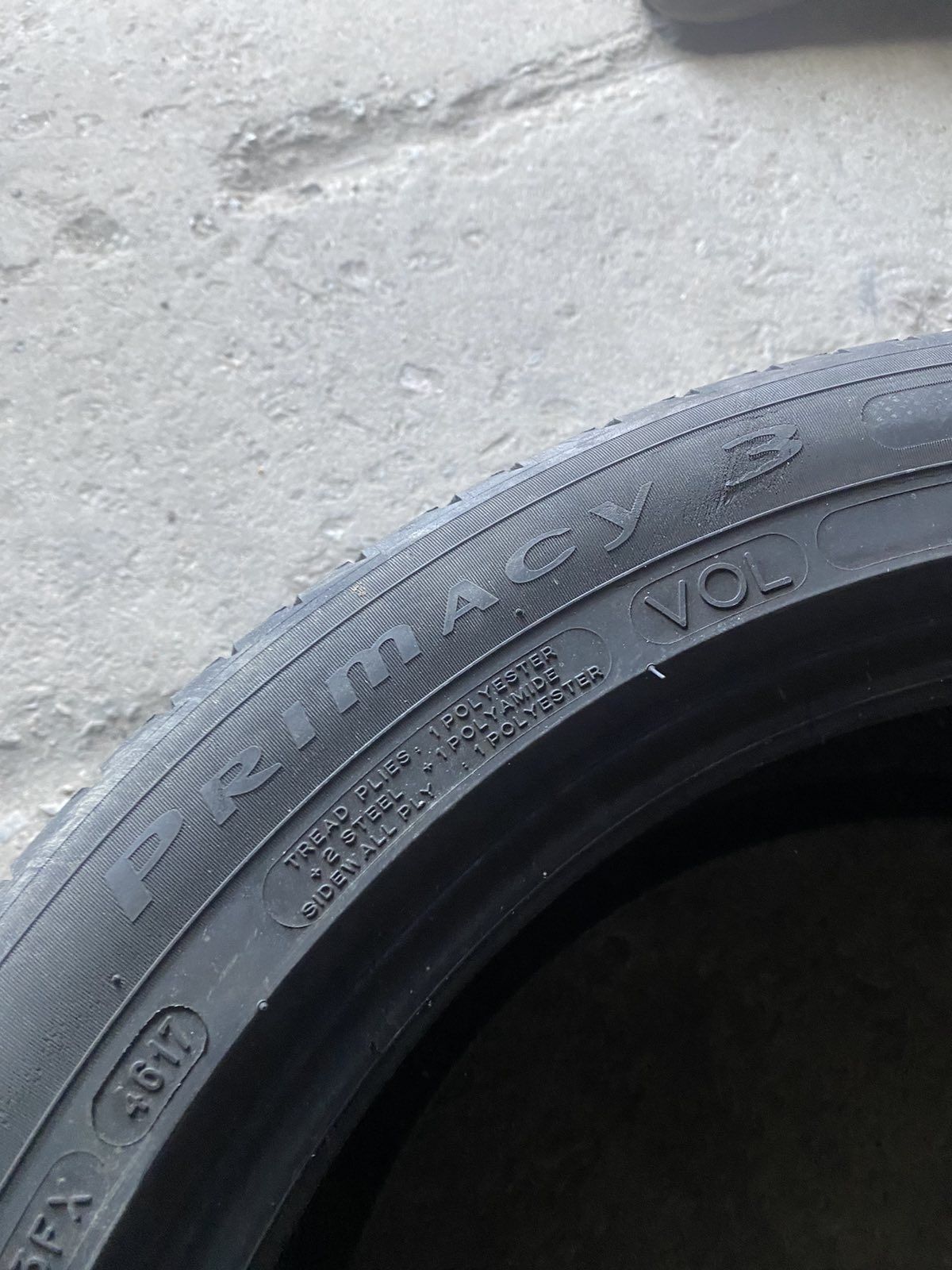 245.45.18 Michelin 4шт лето БУ склад шины резина из Европы 45 R18