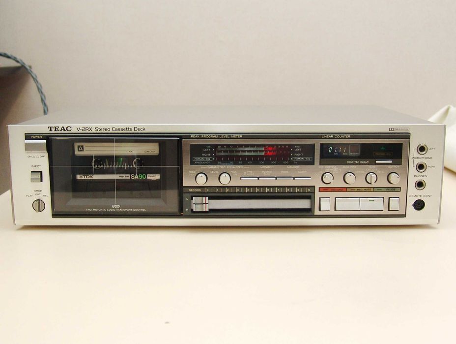 ТОП Кассетная дека TEAC V-2RX *DBX. 3 головы (сквозной канал)