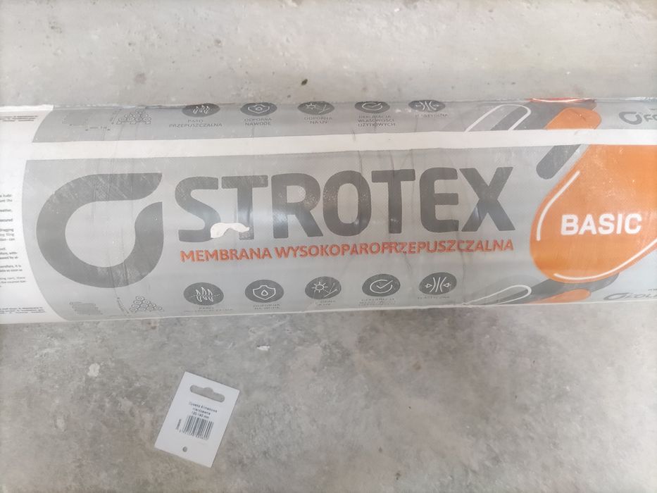 Membrana paroprzepuszczalna : Storex Basic : 115 g/m2 : 3 rolki