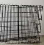 Cerca metal dobrável para cães