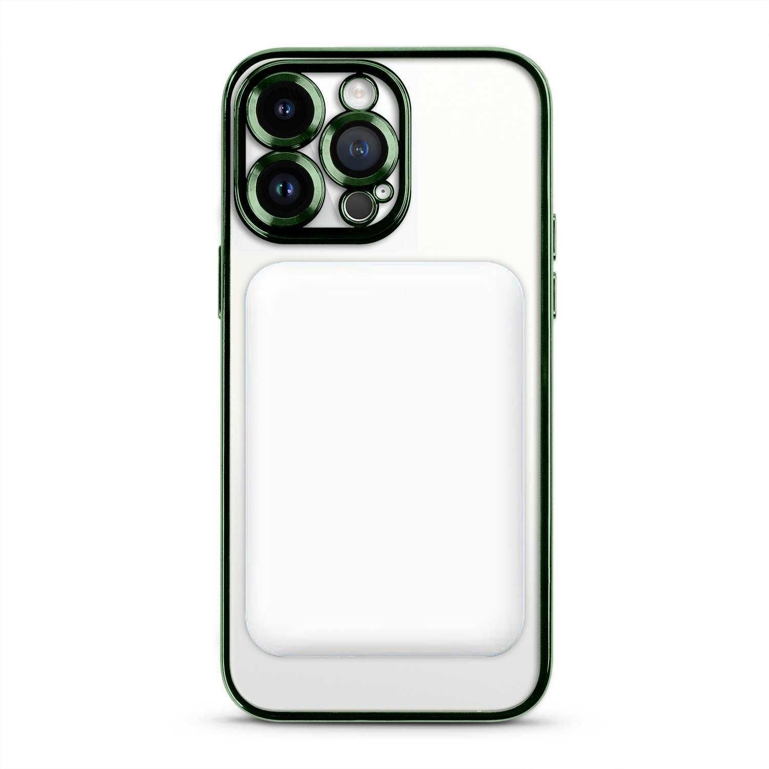 Etui Case do Iphone 13/14/15Plus Pro Max Magsafe Magnetyczne C Zielony