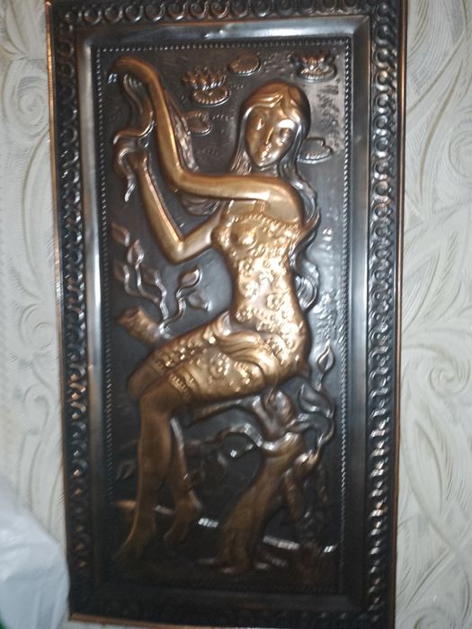 Картина на металле большая прошлый век