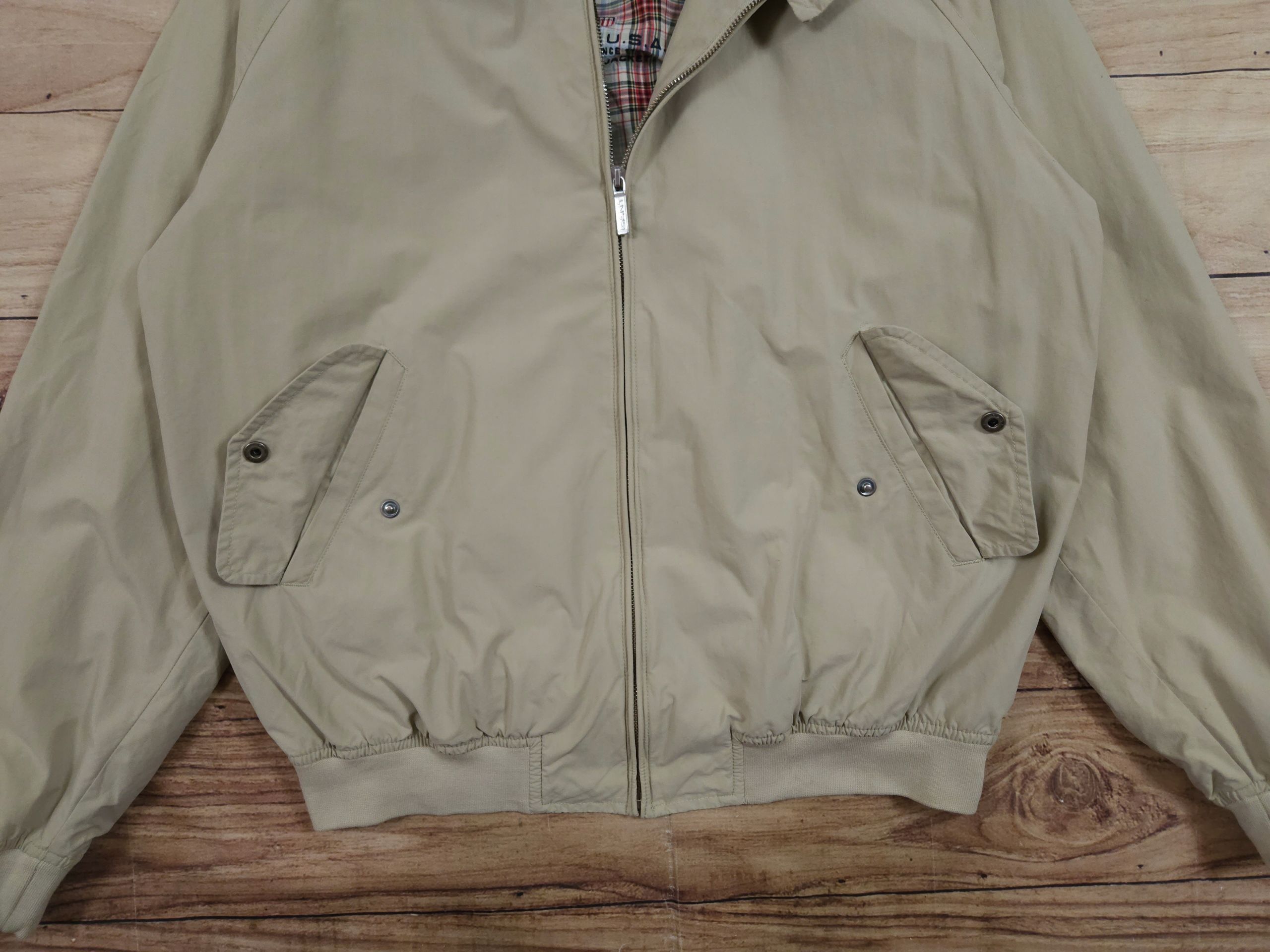 GANT The Ivy Jacket Kurtka Harrington Męska Beżowa r. L