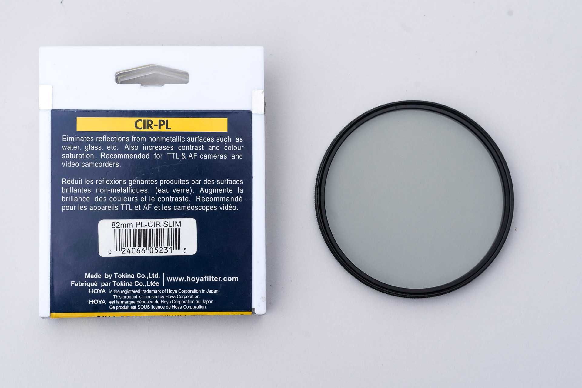 Filtr polaryzacyjny CPL Hoya CIR-PL Slim 82 mm