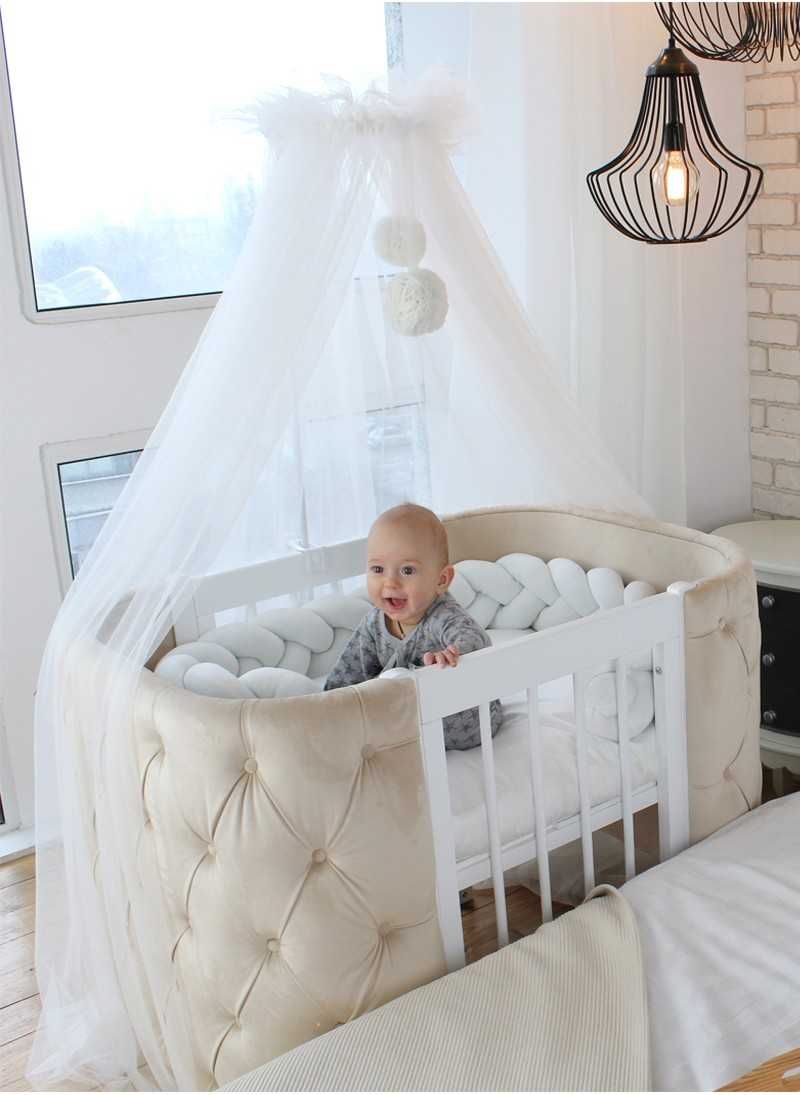 Дитяче ліжечко трансформер Ovalbed 3в1 Blush Beige