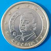 1 Euro de 2001  de Espanha