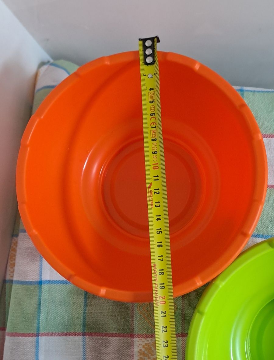 2 bacias plastico novas