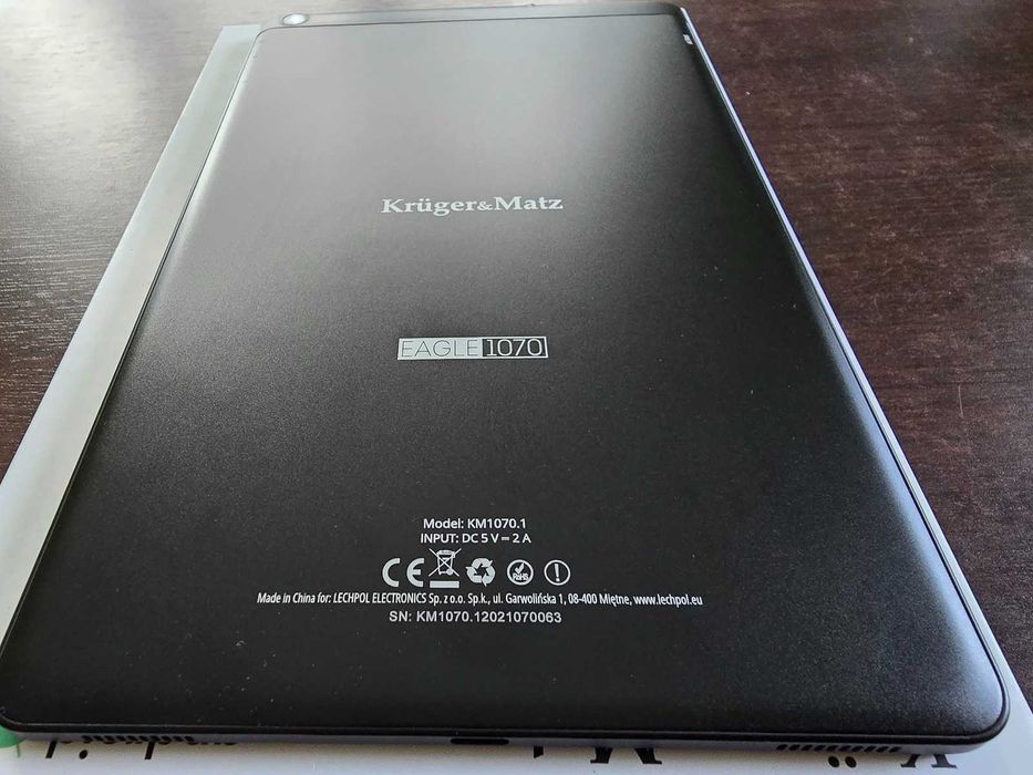 # Tablet Kruger&Matz EAGLE 1070 10,5" 6/128GB WiFi GPS LTE jak nowy #
