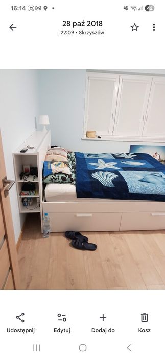 Łóżko 160x200 IKEA BRIMNES